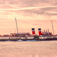Buy canvas prints of Waverley Paddle Steamer by Ros Ambrose