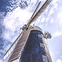 Buy canvas prints of Burgh le Marsh Windmill by Ros Ambrose