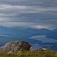 Buy canvas prints of Meall Beag Viewpoint by Ros Ambrose