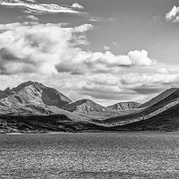 Buy canvas prints of Loch Ainort and The Cullins Isle of Skye by Ros Ambrose