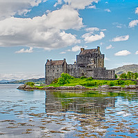 Buy canvas prints of Eileen Donan Castle by Ros Ambrose
