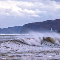 Buy canvas prints of Davaar Island and Lighthouse from Peninver Beach by Ros Ambrose