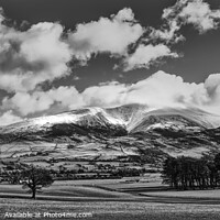Buy canvas prints of Skiddaw Mountain Range by Ros Ambrose