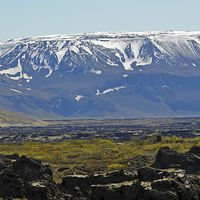 Buy canvas prints of  Beautiful snow capped Mountains of Iceland. by Tom Pipe