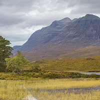 Buy canvas prints of Liathach from Loch Clair by Seán Kerr