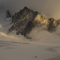 Buy canvas prints of Aguille du Passon - Mont Blanc by Glenn Millington