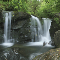 Buy canvas prints of  Curtain falls at Killarney national park by James Tully