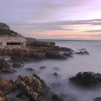 Buy canvas prints of  Sea defences by James Tully