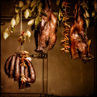 Buy canvas prints of The Butcher Shop by Mary Machare