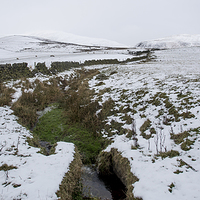 Buy canvas prints of  Snow across the fields by Alan Whyte