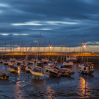 Buy canvas prints of  A night down the Harbour by Alan Whyte