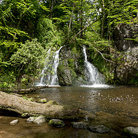 Buy canvas prints of Fairy Glen Waterfall by Alan Whyte