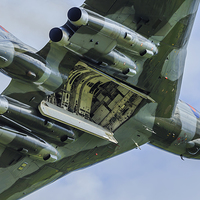Buy canvas prints of  Vulcan XH558 Open Bomb Bay by Neil Hutchinson