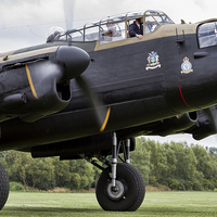 Buy canvas prints of  Avro Lancaster "Just Jane" by Martin Keen