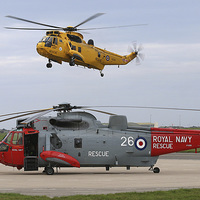 Buy canvas prints of  RAF and Royal Navy search and rescue. by Martyn Wraight