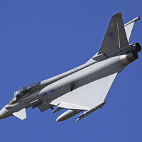 Buy canvas prints of  Typhoon joins the circuit by Martyn Wraight