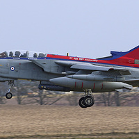 Buy canvas prints of  XV Sqn Anniversary Jet returns. by Martyn Wraight