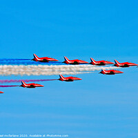 Buy canvas prints of Red Arrows by michael mcfarlane