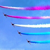 Buy canvas prints of red arrows by michael mcfarlane