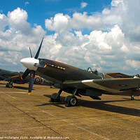 Buy canvas prints of Spitfire by michael mcfarlane