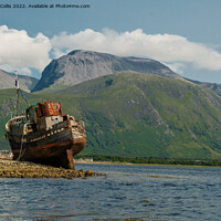 Buy canvas prints of The Old Boat of Caol by Paul Collis