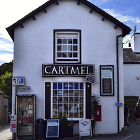 Buy canvas prints of Cartmel Village Shop. by Paul Collis
