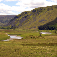 Buy canvas prints of  Findhorn valley by Paul Collis