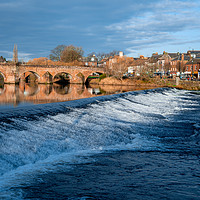 Buy canvas prints of Dumfries weir by Paul Collis