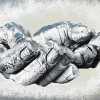 Buy canvas prints of  A Safe Pair Of Hands by Peter Yardley