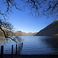 Buy canvas prints of  Wastwater Towards Great Gable by Peter Yardley
