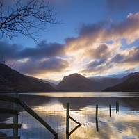 Buy canvas prints of Sunrise Over Fleetwith Pike - Buttermere  by Peter Yardley