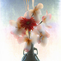 Buy canvas prints of Flowers in Vase #2 by Peter Yardley