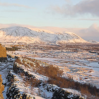 Buy canvas prints of Thingvellir National Park, Iceland by Peter Yardley