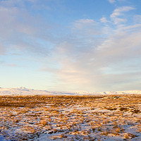 Buy canvas prints of Iceland Winter Panorama by Peter Yardley
