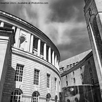 Buy canvas prints of Manchester Central Library by Andrew Kearton