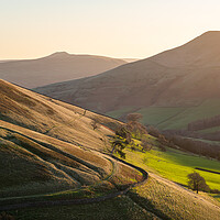 Buy canvas prints of Morning sunlight in the Vale of Edale by Andrew Kearton