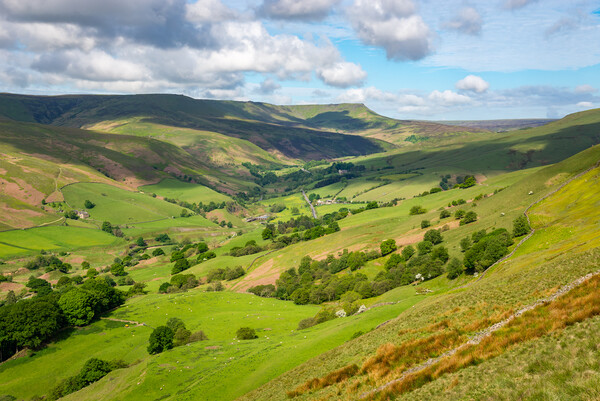 The Woodlands Valley, Peak District Picture Board by Andrew Kearton