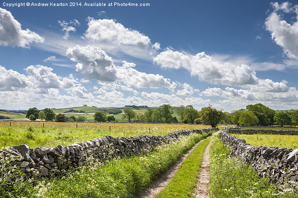  Summer in the Peak District Picture Board by Andrew Kearton