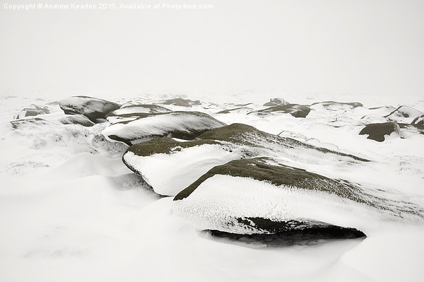  On the bleak, snowy moors Picture Board by Andrew Kearton