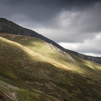 Buy canvas prints of  The mountains of Snowdonia by Andrew Kearton
