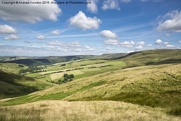  Summer in the High Peak, Derbyshire Picture Board by Andrew Kearton