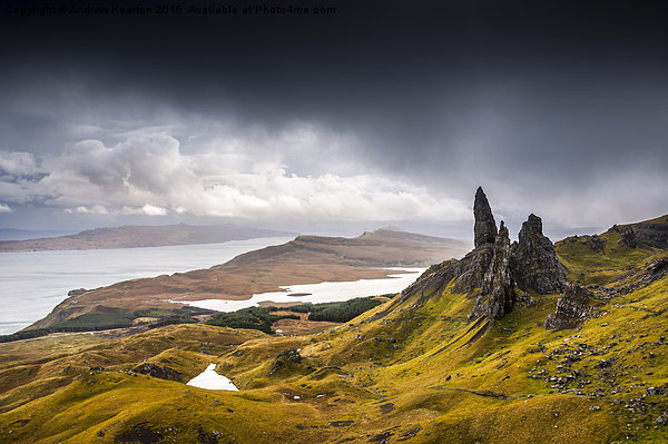 Dramatic landscape on the Isle of Skye, Scotland Picture Board by Andrew Kearton