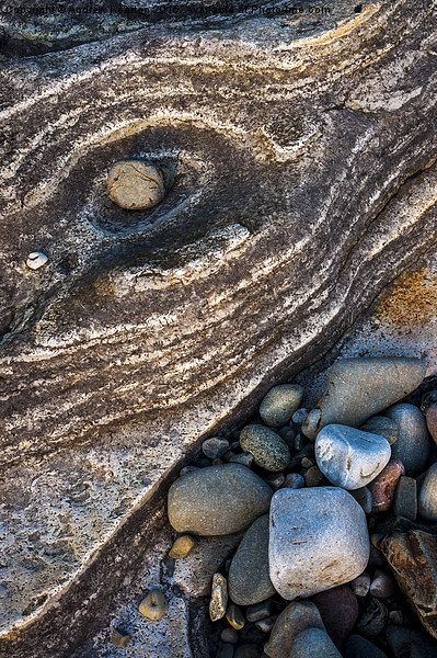  Elgol beach rocks Picture Board by Andrew Kearton
