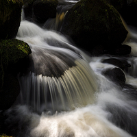 Buy canvas prints of  Wyming brook, Sheffield, England by Andrew Kearton
