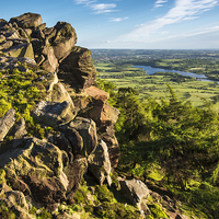 Buy canvas prints of  The Roaches, Staffordshire, England by Andrew Kearton