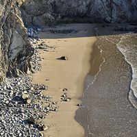 Buy canvas prints of  Pembrokeshire beach by Andrew Kearton