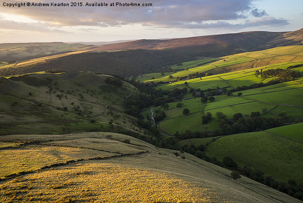  A September evening in the High Peak, Derbyshire Picture Board by Andrew Kearton