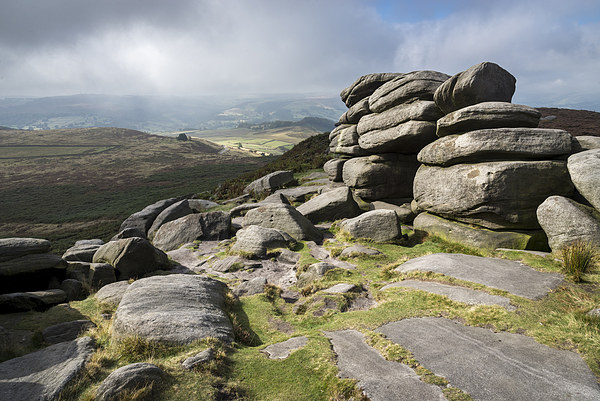  View from Higger Tor, Peak District, Derbyshire Picture Board by Andrew Kearton