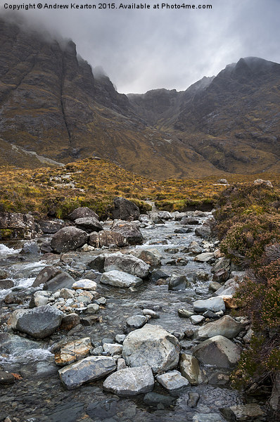  Mountainous scenery, Isle of Skye Picture Board by Andrew Kearton