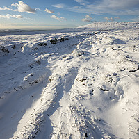 Buy canvas prints of Snow on the moors by Andrew Kearton